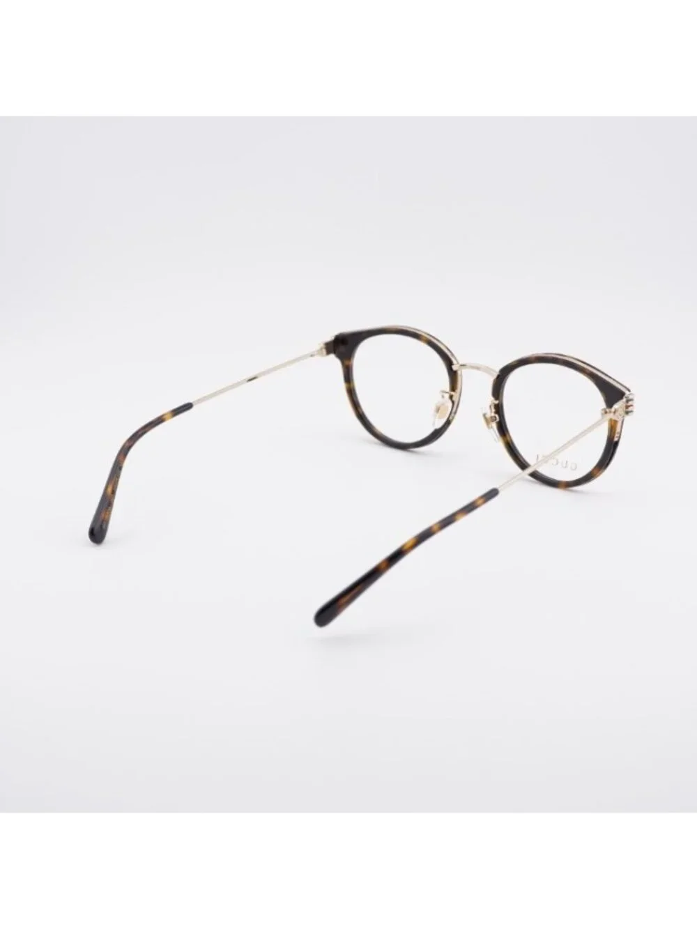 Gucci GG1885OA 002 Eyeglasses Havana/Gold 51mm Square Frame